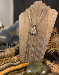 Ammonite Pendant with Mother of Pearl Inlay Ammonite Pendant with Mother of Pearl Inlay