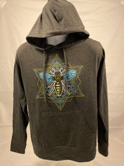 Sacred Geometry Bee Lightweight Hoodie Sacred Geometry Bee Lightweight Hoodie