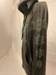 Sacred Geometry Bee Lightweight Hoodie Sacred Geometry Bee Lightweight Hoodie
