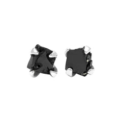 Rough Elite Shungite Sterling Silver Post Earrings Rough Elite Shungite Sterling Silver Post Earrings