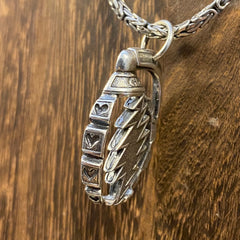 Grateful Grenade Sterling Silver Pendant Grateful Grenade Sterling Silver Pendant