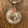 Timor Ammonite / Sterling Silver Pendant