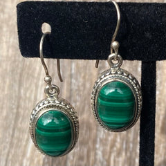 Malachite Earrings