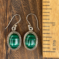 Malachite Earrings